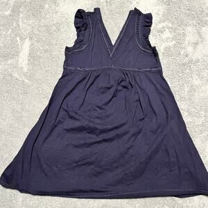 Boden Dress Womens 14 Long Empire Detail Navy Jersey Mini